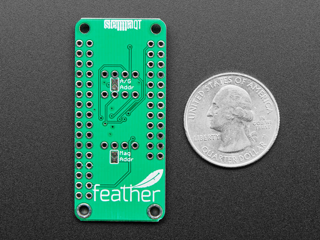 Adafruit LSM6DSOX + LIS3MDL FeatherWing - Precision 9-DoF IMU