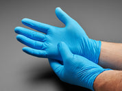 Large Nitrile Disposable Gloves - 100 Piece Glove Box