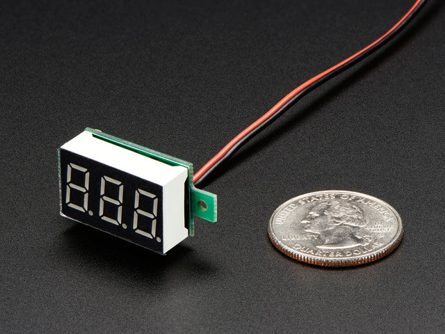Mini 2-wire Volt Meter (2.7 - 40 VDC)