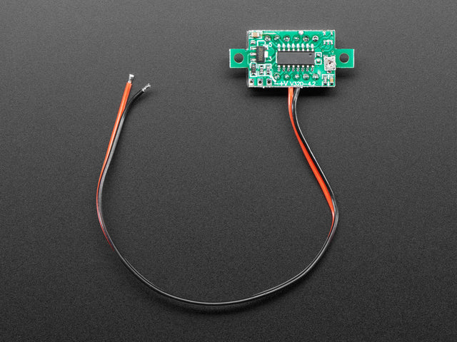 Mini 2-wire Volt Meter (2.7 - 40 VDC)