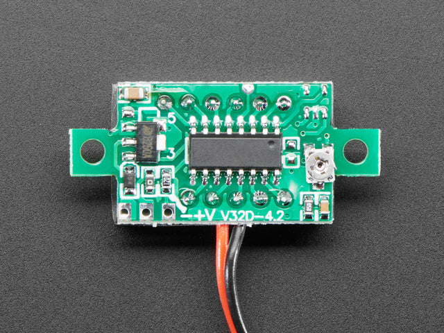Mini 2-wire Volt Meter (2.7 - 40 VDC)