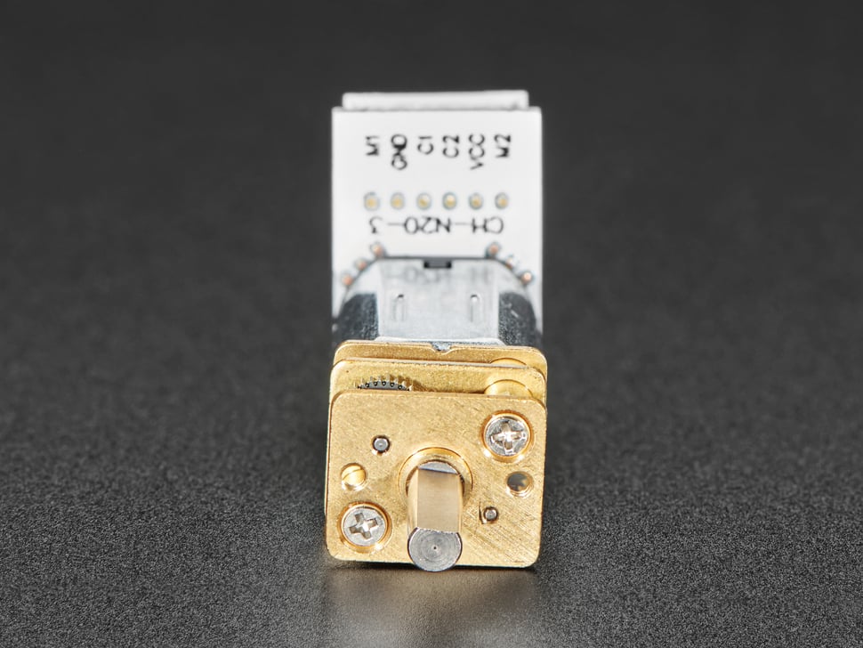 N20 DC Motor with Magnetic Encoder - 6V with 1:50 Gear Ratio