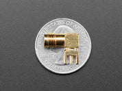Right Angle SMA Thru Hole RF Connector