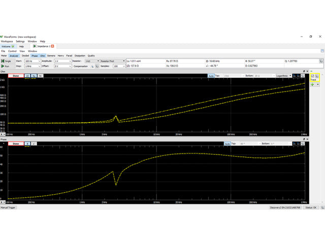 Digilent Analog Discovery 2 USB Oscilloscope and Logic Analyzer