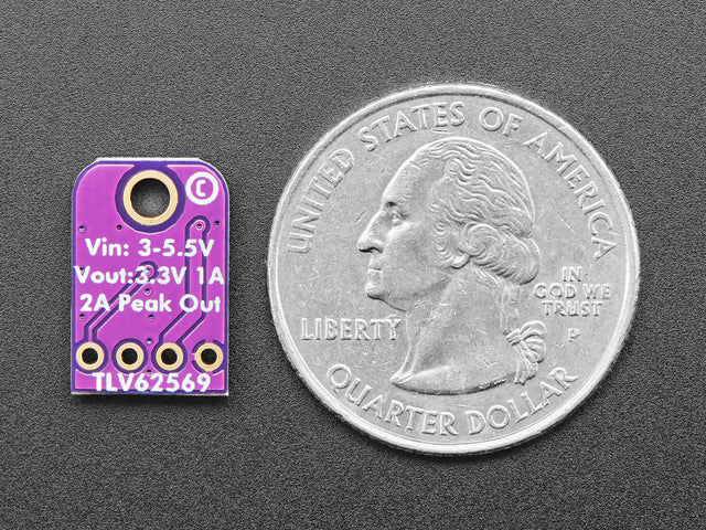 TLV62569 3.3V Buck Converter Breakout  - 3.3V Output 1.2A Max