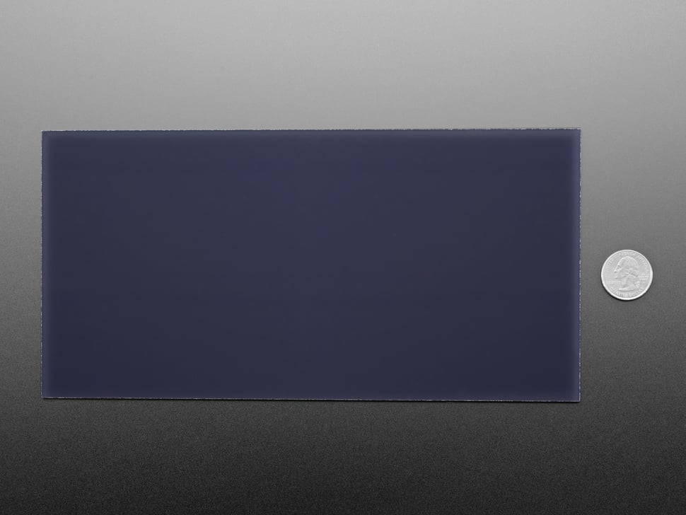 Black LED Diffusion Acrylic Panel - 10.2" x 5.1"
