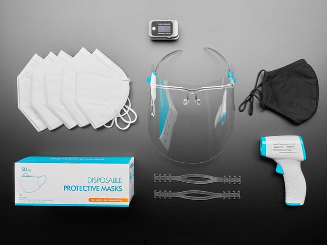 PPE "The Works" Pack - All In One Protective Equipment Kit