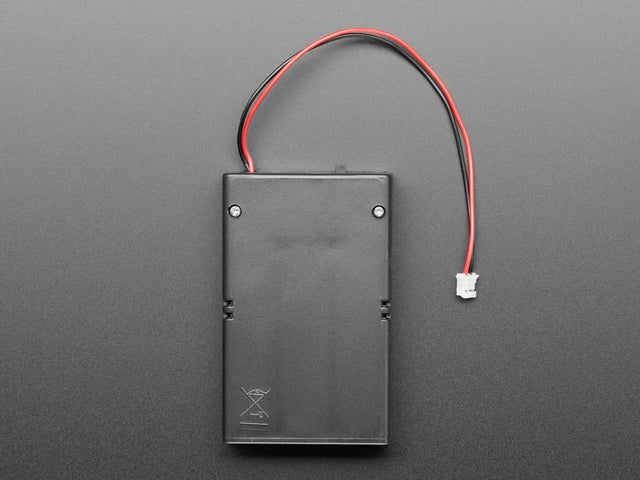 3x AA Battery Holder with On/Off Switch and 2-Pin JST