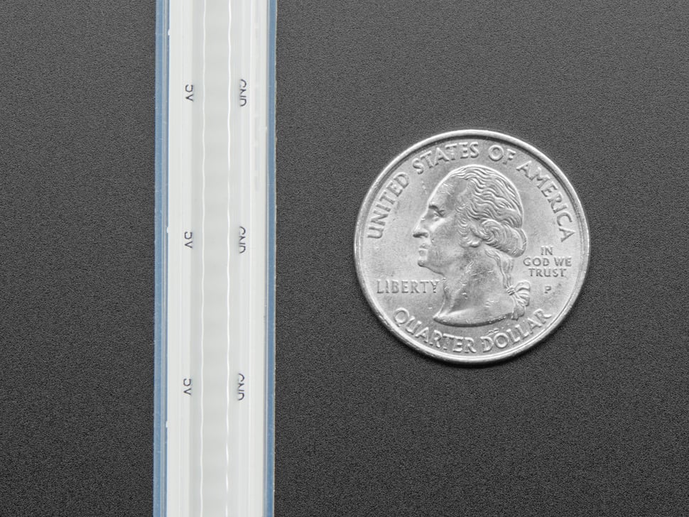 Adafruit NeoPixel 332 LED-per-Meter Silicone Bead LED Strip
