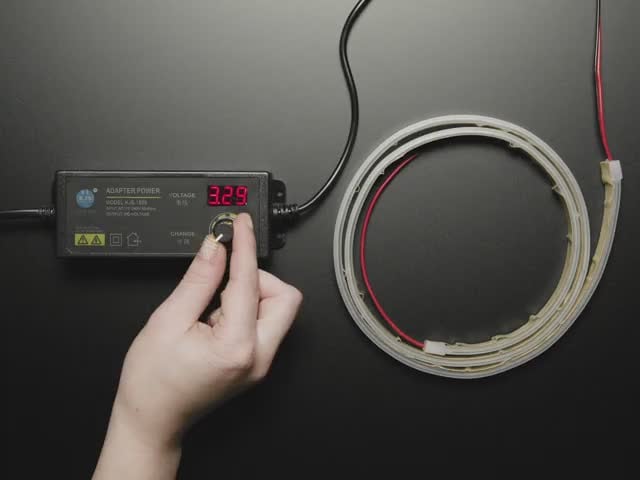 Adjustable Power Supply with 2.1mm / 5.5mm DC - 3V to 12V at 5A