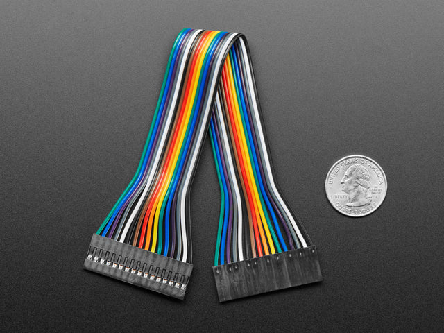2.54mm 0.1" Pitch 16-pin Jumper Cable - 20cm long