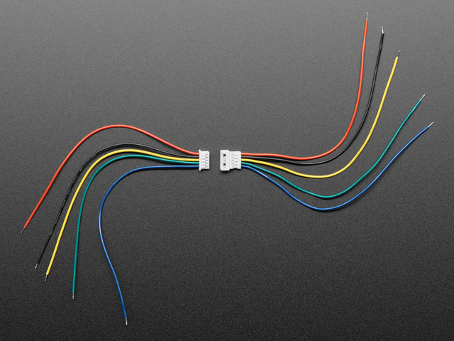 1.25mm Pitch 5-pin Cable Matching Pair 10 cm long