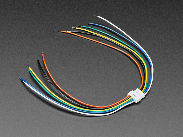 1.25mm Pitch 6-pin Cable Matching Pair - 10 cm long