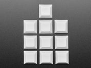 Light Gray DSA Keycaps for MX Compatible Switches - 10 pack