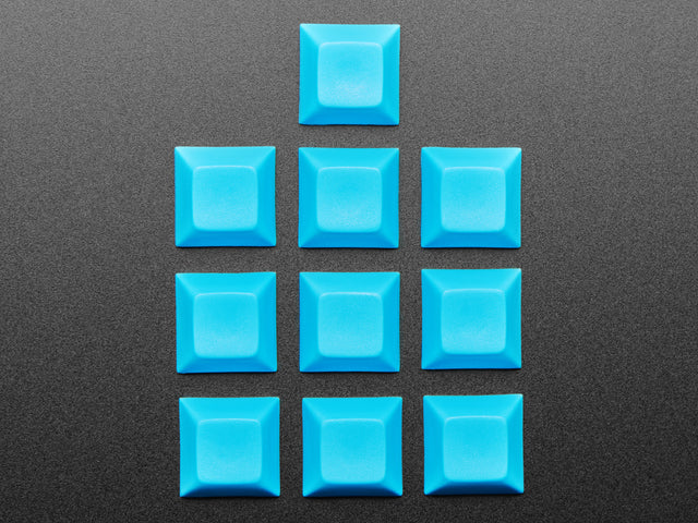 Blue DSA Keycaps for MX Compatible Switches - 10 pack