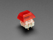 Translucent Red DSA Keycaps for MX Compatible Switches - 10 pack