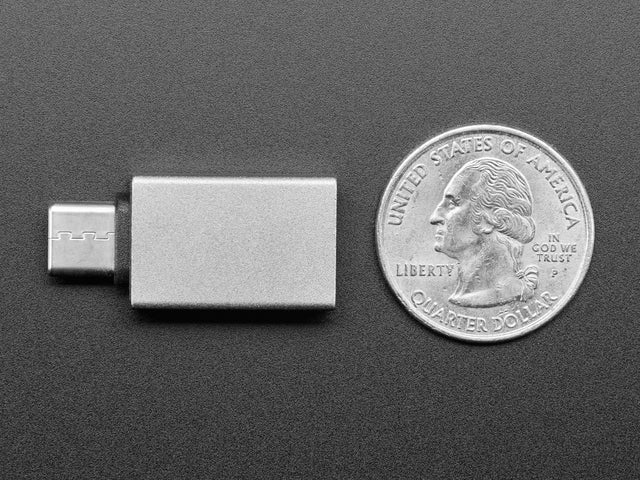 USB A Socket to USB Type C Plug Adapter