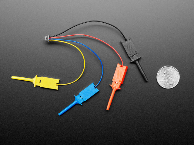 JST-SH 4-pin Cable with Micro SMT Test Hooks