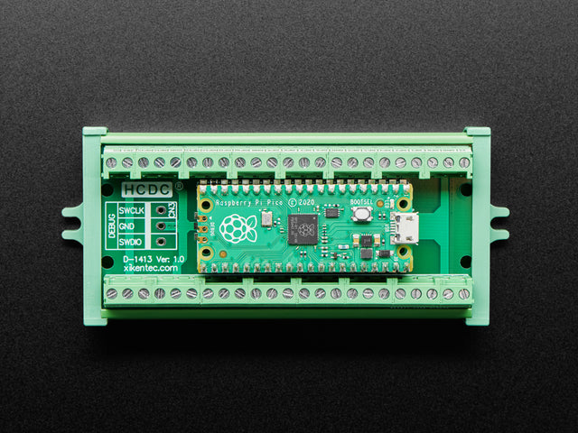 Terminal Block Breakout Module with a Raspberry Pi Pico 