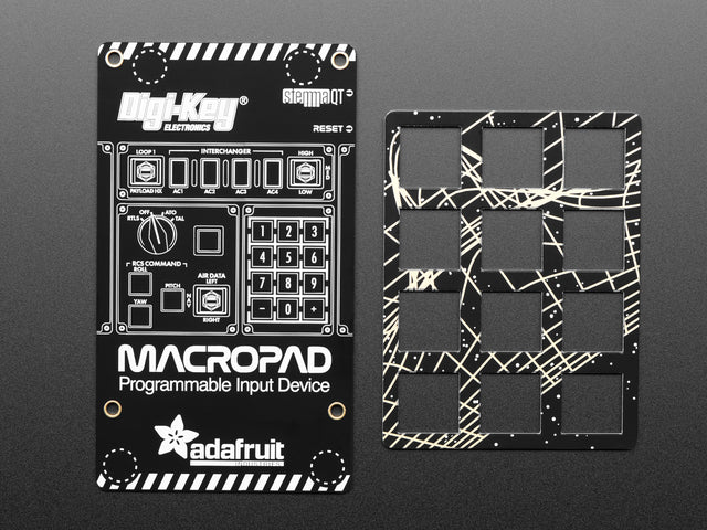 Adafruit MacroPad RP2040 Enclosure + Hardware Add-on Pack