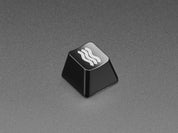 Etched Glow-Through Keycap - Zener ESP Waves Design