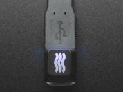 Etched Glow-Through Keycap - Zener ESP Waves Design