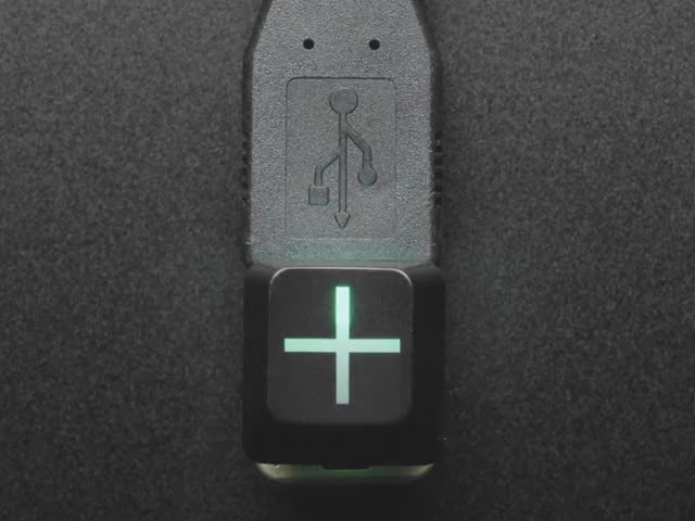 Etched Glow-Through Keycap - Zener ESP Plus Design