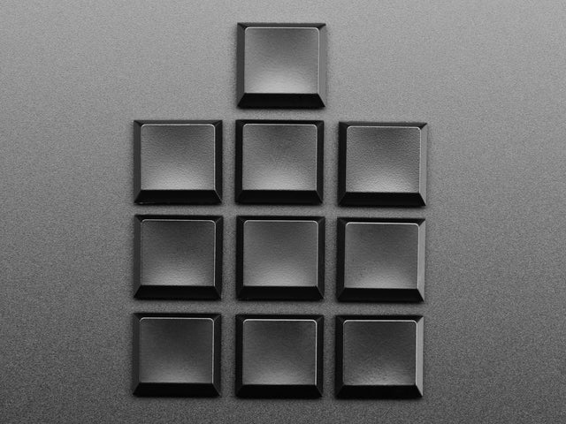 Black Kailh CHOC Slim Key Caps x 10 pack