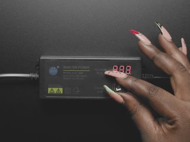 Adjustable Power Supply w/ 2.1mm / 5.5mm DC - 3V to 24V at 2 Amp