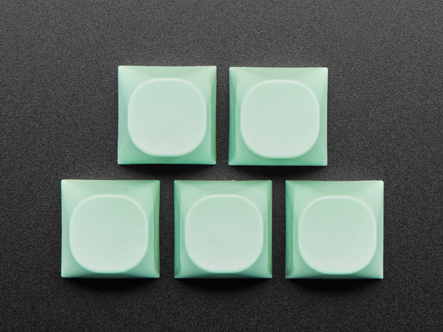 Mint Green MA Keycaps for MX Compatible Switches - 5 pack