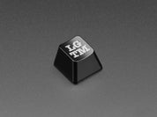 Etched Glow-Through Keycap with LGTM (Looks Good To Me) Acronym
