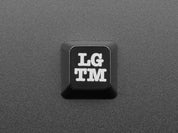 Etched Glow-Through Keycap with LGTM (Looks Good To Me) Acronym