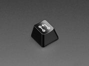 Etched Glow-Through Keycap with Pull Request Logo