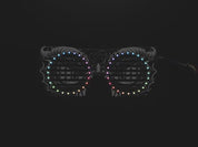 Adafruit LED Glasses Front Panel - 116 RGB LEDs with I2C Driver