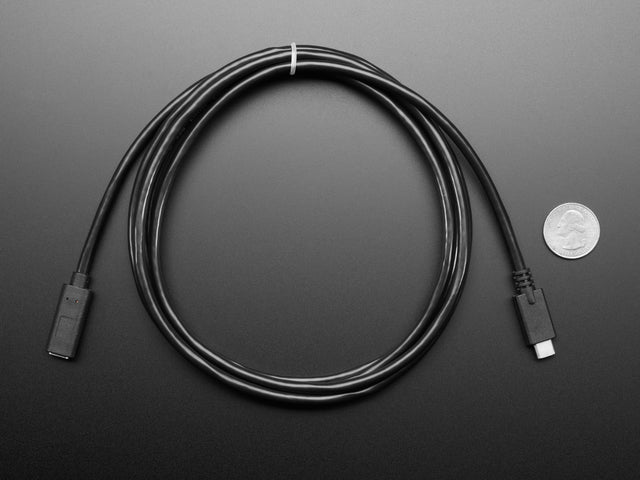 USB Type C Extension Cable - 2 meters long