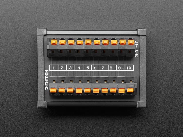 DIN Rail 10x10 to Terminal Block Adapter