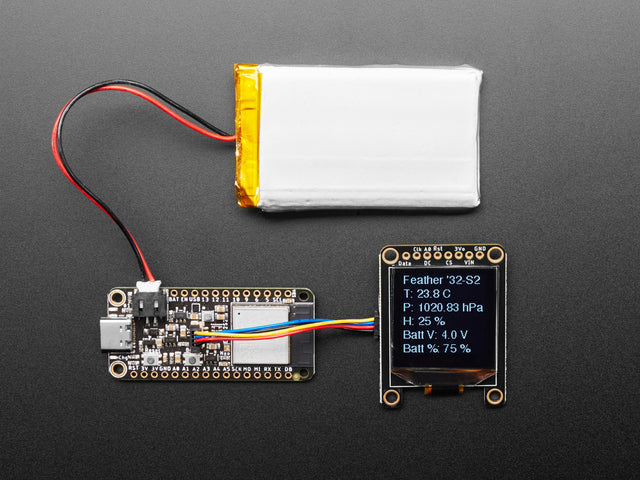 Adafruit ESP32-S2 Feather with BME280 Sensor - STEMMA QT