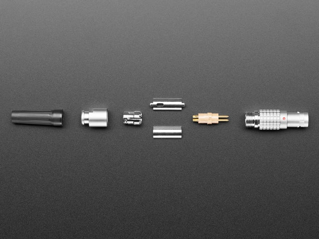 FGG.0B Quick Connect 4 Pin Plug - 9mm Outer Diameter