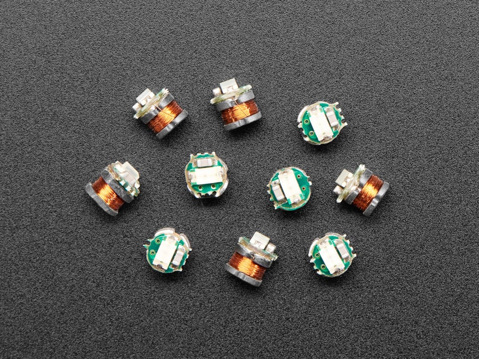 Small Inductive Wireless LEDs - 10 Pack - Yellow