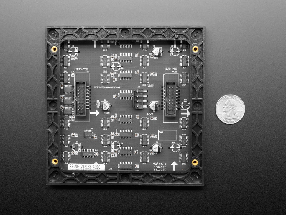 64x64 RGB LED Matrix Panel - 2mm Pitch