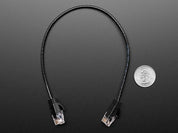 Skinny Ethernet LAN UTP CAT6 Cable - 3mm diameter - 30cm long