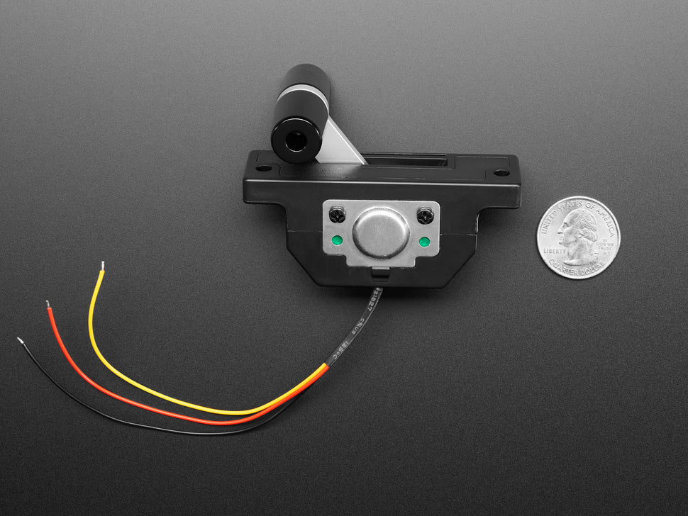 Small Black T-Bar Hall Effect Fader - 5V