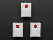 Step Switch with LED - Three Pack of White with Red LED - PB86