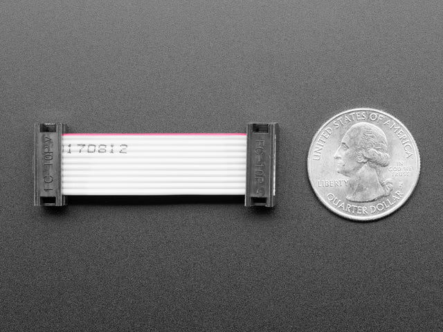 10-pin Socket/Socket IDC cable - Short 1.5"