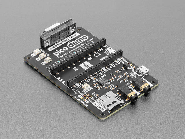 Angled shot of VGA breakout.