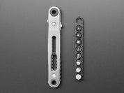 Thin Right Angle Ratchet Wrench Set with 9 Bits