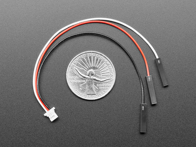 JST SH 1mm Pitch 3 Pin to Socket Headers Cable - 100mm long