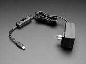 Wall Power Supply with USB C - 5V 4A Output and Switch
