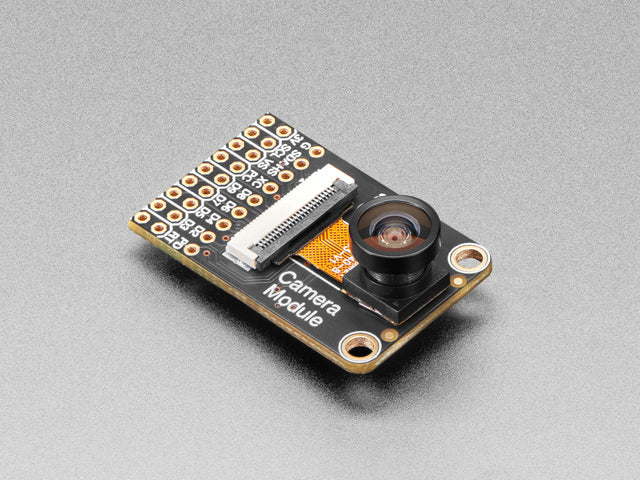 Angled shot of camera module breakout.