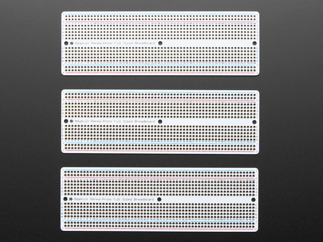 Adafruit Perma-Proto Full-sized Breadboard PCB - 3 Pack!
